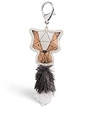 NICI 45587 Stinktier Kork-Optik 12cm Taschenanhänger aus Kunstleder, bunt