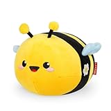 Legami - Super Soft Plush Plüsch, Bee Thema, Mini Größe, mit personalisierbarer ID Karte, Steht alleine, 14x15x12 cm, Yellow