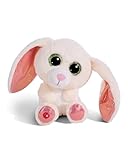 NICI GLUBSCHIS Hase Chibbia 15cm I Kuscheltier Hase mit großen Glitzeraugen I Plüschtier für Schmusetierliebhaber I Stofftier – 49267