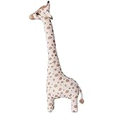 Syfunlv Giraffe Puppe plüschtier,Simulation Giraffe Plüsch,Schön Plüsch Stofftier Giraffe Spielzeug Kuscheltier Giraffe Gefüllte, Plüschtier Süßes Junge Mädchen Große Geburtstagsgeschenk (L)
