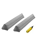 VEVOR Rausfallschutz Bett 1205x160x180mm, aufblasbares Bettschutzgitter mit Handpumpe, rutschfeste, Bettgitter für Kleinkinder, für Einzel-, Voll-, Queen- & Kingsize-Betten, leicht & tragbar (2er-Set)