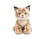 Uni-Toys - Luchs Junges, sitzend - 22 cm (Höhe) - Plüsch-Katze - Plüschtier, Kuscheltier