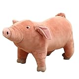 Schwein Plüschtier 25cm, Schwein Kuscheltier, Süßes Schwein Plüsch Plüschtier, Stofftier Schwein Kissen, Plüschfigur für Kinder Freundin Festival Weihnachten Urlaub Geschenke