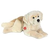 Teddy Hermann 92760 Hund Golden Retriever 60 cm, Kuscheltier, Plüschtier mit recycelter Füllung