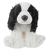 - Cocker Spaniel Hunde-Plüsch-Spielzeug-Plüsch-Hundespielzeug weiches Spielzeug for Kinder ausgestopfte Tierhunde-Kuscheltier-Spielzeug 30cm (weiß und schwarz) liujiapeng55 ( Color : White and Black )