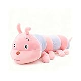 HAUZMLL Rosa Raupe Plüschtiere, Weiche Raupen Kuscheltier Spielfigur Plüsch Gefüllte Tiergeschenke, Tolles Geschenk für Mensch Zum Fantasievollen Spielen.