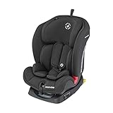 Maxi-Cosi Titan Mitwachsender Kindersitz, 9-36 kg, 9 Monate-12 Jahre, Baby Autositz, ISOFIX-Kindersitz, Top-Tether, Kopfstützen-/Gurteinstellung, 5 Liegepositionen, Gepolsterte Einlage, Basic Black