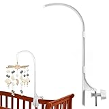 SHYSBV Baby Mobile Halterung, für Babybett & Wickeltisch, 360°Drehbar Baby Mobile Aufhänger für Mobile, Spielzeug & Handyhalter, Babyphone-Zubehör (ohne Spielzeug und ohne Spieluhrmodul)