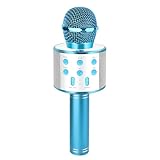 KEWUZY Drahtloses Karaoke Mikrofon für Kinder, Spielzeug Kinder, KTV Karaoke Maschine, Karaoke Mikrofon Bluetooth Ab 3-12 Jahre