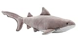WWF 15176012 WWF00346 Plüsch Weißer Hai, realistisch gestaltetes Plüschtier, ca. 33 cm groß und wunderbar weich