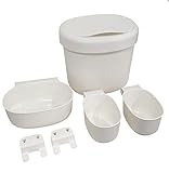 Ikea Behälter 4er-Set, weiß 27 x 23 x 26 cm; 399.16 gr