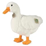 Rappa - 221703 - Gans, Plüsch, 35cm x 38cm x 14cm, Handwäsche, ECO-Friendly