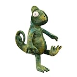 AOLIAY Simulation Chamäleon Plüschtier, Eidechsenpuppe, PP Baumwolle kreative lustige Schlafkissenpuppe 30cm
