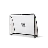 EXIT | Coppa Hochwertige Qualität Stahl-Fußballtor - 220 x 170 cm - Enthält eine Trainingswand und EIN stabiles Verankerungssystem - Fußballtor Outdoor - Fussballtore für Garten - Rostbeständig