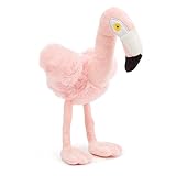 Zappi Co 100% recyceltes Plüschtier, Flamingo (20cm Länge) Weiches, kuscheliges, umweltfreundliches Tiersammlung für Neugeborenes Kind Erstes Kind