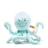 Steiff Soft Cuddly Friends Ockto Oktopus - 27 cm - Kuscheltier für Kinder - Plüschtier - weich & waschbar - türkis - (063770)
