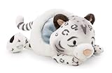 NICI Kuscheltier Schneeleopard Eleni Snowbell 20cm - weiß - Weiches NICI Plüschtier – niedliches Stofftier zum Kuscheln & Spielen – tolle Geschenkidee für Kinder & Erwachsene | 62485