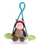 NICI 35208 - Marienkäfer 10 cm auf Schaukel