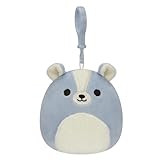 Squishmallows SQCP00210 Plüschfigur Sol das blaue Stinktier, 8,9 cm