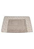 Sterntaler Wickelauflagenbezug Bauernhof - Bezug für Wickelauflage aus saugfähigem Jacquard mit abtrennbarem wasserundurchlässigem Frottee Teil - Ideal für jeden Wickeltisch, sandfarben