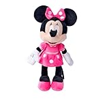 Simba 6315870227 - Disney Minnie Mouse, 25cm Plüschtier Im Pinken Kleid, Kuscheltier, Micky Maus, Ab Den Ersten Lebensmonaten, Rosa