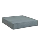 Ehrenkind® Hüpfpolster 80 x 80 x 15 cm aus hochwertigem Cord | Made in Germany Hüpfmatratze für Kinder ab 3 Jahre bis 40 kg | Sprungpolster Blaugrün
