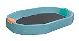 ZMMMAXPOL Robuster Kindersandkasten aus Polypropylen mit Zwei bequemen Sitzen | Der Sandkasten ist das ideale Kinderspielzeug für Terrasse und Garten | Maße 225x150x25 cm (Blau)