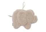 Jollein Schmusetuch Baby Elefant – Elephant Tales – Sand – Kuscheltier & Schnullertuch – Extra Weich – Schnuffeltuch Baby – Geschenke zur Geburt – 19x14 cm