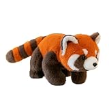 Fiotha Roter Panda Kuscheltier, 30cm Panda Kuscheltier, Roter Panda, Roter Panda Plüschtier, Kuscheltier Waschbär, Red Panda Plush, Kawaii Panda Plüschtier, Geschenke für Mädchen, Jungen