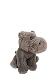 Heitmann Deco PET Plüschtier Nilpferd - grau - 20cm - Nachhaltig - aus 100% Recyclingmaterial