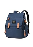 Heberlein Prestige Wickelrucksack, lässige Wickeltasche/Babytasche, praktisch groß, Rucksack für Mama & Papa, Kinderwagentasche mit Wickelauflage, isolierte Fächer, wasserabweisend, multifunktional