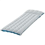 Intex 67997 – Aufblasbare Einzel-Campingmatratze, Laminat, Grau und Hellblau, 67 x 184 x 17 cm