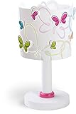 Dalber Kinder Tischlampe Nachttischlampe kinderzimmer Schmetterlinge Butterfly, 62141, E14