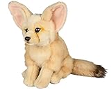 Uni-Toys - Wüstenfuchs, Fennek - 24 cm (Höhe) - Plüsch-Fuchs, Wildtier - Plüschtier, Kuscheltier