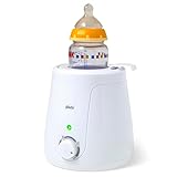 Alecto BW-70 Baby Flaschenwärmer zum Erwärmen und Auftauen mit stufenlos einstellbare Temperatur und LED indikation