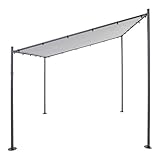 sorara Milano Pavillon Pavilion | grau | 285 x 220 x 310 x 295 cm| | Polyester 250 g/m² (UV 50+) | 41 kg | Outdoor-Pavillon für den Garten