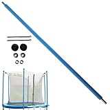 Trampolin Netzstangen Komplett-Set 4 Stück Trampolin Stangen Ersatz Mit Schaumstoffhülle, Ersatzteil Für Gartentrampolin, Trampolinzubehör Für Reparatur Von Trampolinen 1,76 M/1,96 M