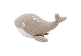 Jollein Kuscheltier Whale - Knisterspielzeug - Rassel - Babyspielzeug zum Greifen - Wal