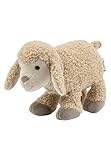 Sterntaler Kuscheltier S Schaf Flocke - Plüschtier aus weichem Boucle - Kinder und Baby Spielzeug gefüllt mit Polyesterwatte - treuer Begleiter mit Rassel zum Entdecken, Kuscheln & Spielen, sandfarben