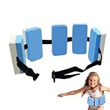 Kinder Eva Schwimm Gürtel, Schwimmgürtel Kinder 7-10 Jahre Mit 5 Block, Schwimmhilfe Mit Einstellbarer Schnalle, Nicht rutschfeste Wasser Aerobic Geräte, Pool Fitness Tool