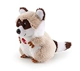 trudi 51189 Sweet Collection Kleiner Waschbär ca. 8 cm, Größe XXS, Stofftier mit weichen Materialien und liebevollen Details, Plüschtier waschbar, Kuscheltier für Kinder & Babys, Beige/Braun