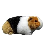 RLOMUTE 7 Zoll Braun Meerschweinchen-Plüschtier realistisches Meerschweinchen-Stofftier weiches kuscheliges für Gastgeschenke Begleiter Schlafzimmer Auto Heimdekoration Sammlergeschenk für Kinder