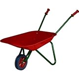 Fündig Schubkarre aus Metall - 50 kg belastbar - Gartenarbeit - Zuverlässigkeit - Kinderschubkarre - Schubkarre - Outdoor Spielzeug - Kinder Karren - Kinder Kippkarre