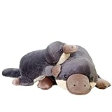 Riesiges Plüsch-Schnabeltier, supersanfte Haptik, hautschmeichelnd und bequem, Geschenk für Jungen und Mädchen, als Deko für Zuhause, in drei Größen erhältlich (70 cm / 90 cm / 110 cm) (70cm)