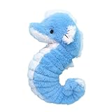 Seepferdchen Plüschtier - Super Weiche Kuscheltiere Für Kinder,Sanftes Plüschspielzeug Puppe Wärmebegleiter für Kinderzimmer Wohnzimmer Schlafzimmer Bett Couch Sofa - Kinderzimmer Dekoration für Klein