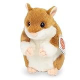 Teddy Hermann 92658 Hamster 16 cm, Kuscheltier, Plüschtier mit recycelter Füllung