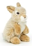 Uni-Toys - Hase, stehend (beige) - 18 cm (Höhe) - Plüsch-Kaninchen - Plüschtier, Kuscheltier