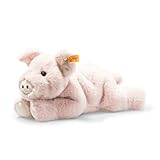 Steiff Kuscheltier Piko Schwein, Süßes Stofftier mit Kunststoffaugen, Kinder, Jungen & Mädchen, Friends, Plüschtier 28 cm, Rosa, 063978