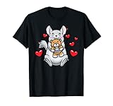Kawaii Chinchilla Kuscheltier Nagetier Chinchillaratte T-Shirt