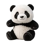 18cm Kuscheltier Pandas - Kuscheliges Plüsch-Panda Sofakissen | Weicher, Emotional Beruhigender Begleiter Plüschtier Süße Kuscheltierpuppe Für Frauen, Männer, Mädchen, Teenager, Erwachsene